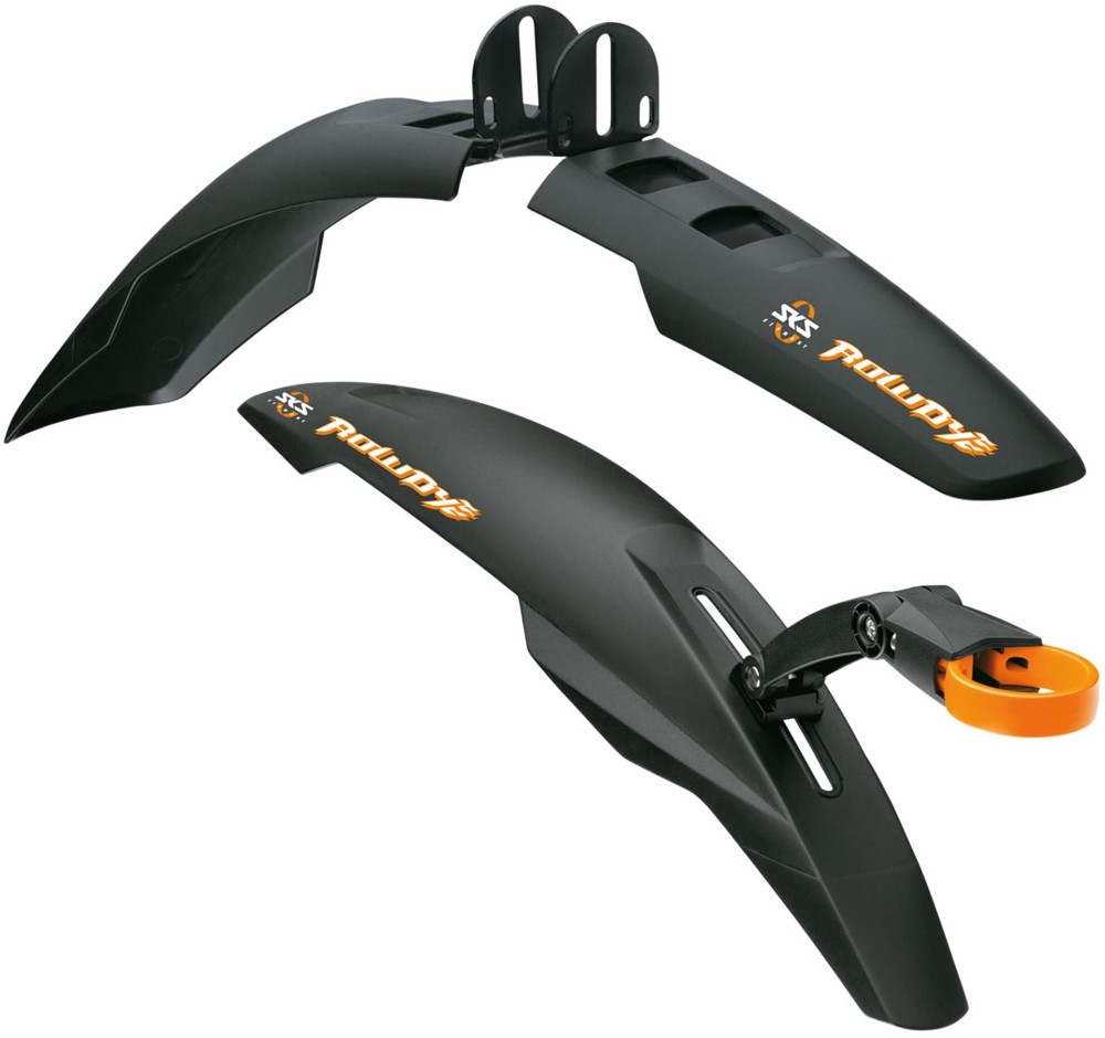 Winter cycling with kids is much easier with a set of mudguards like this SKS Rowdy Junior Mudguard Set