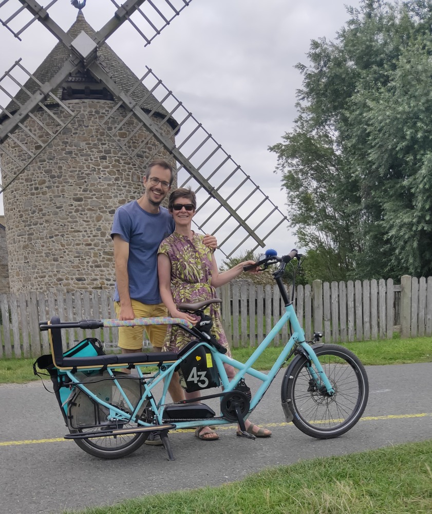 Holiday to Brittany with long tail cargo bike in tow