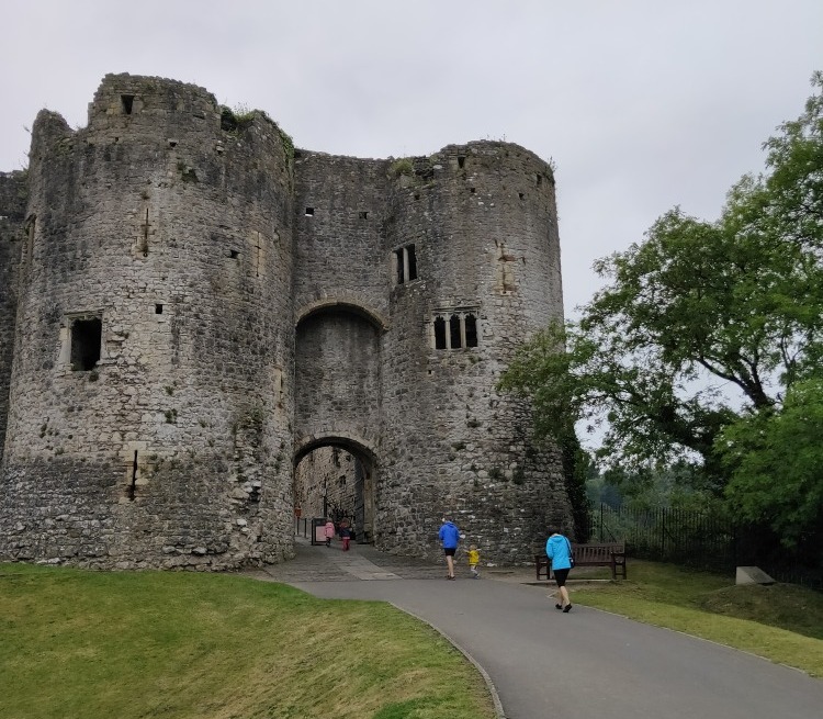 Chepstow Castle in Wales