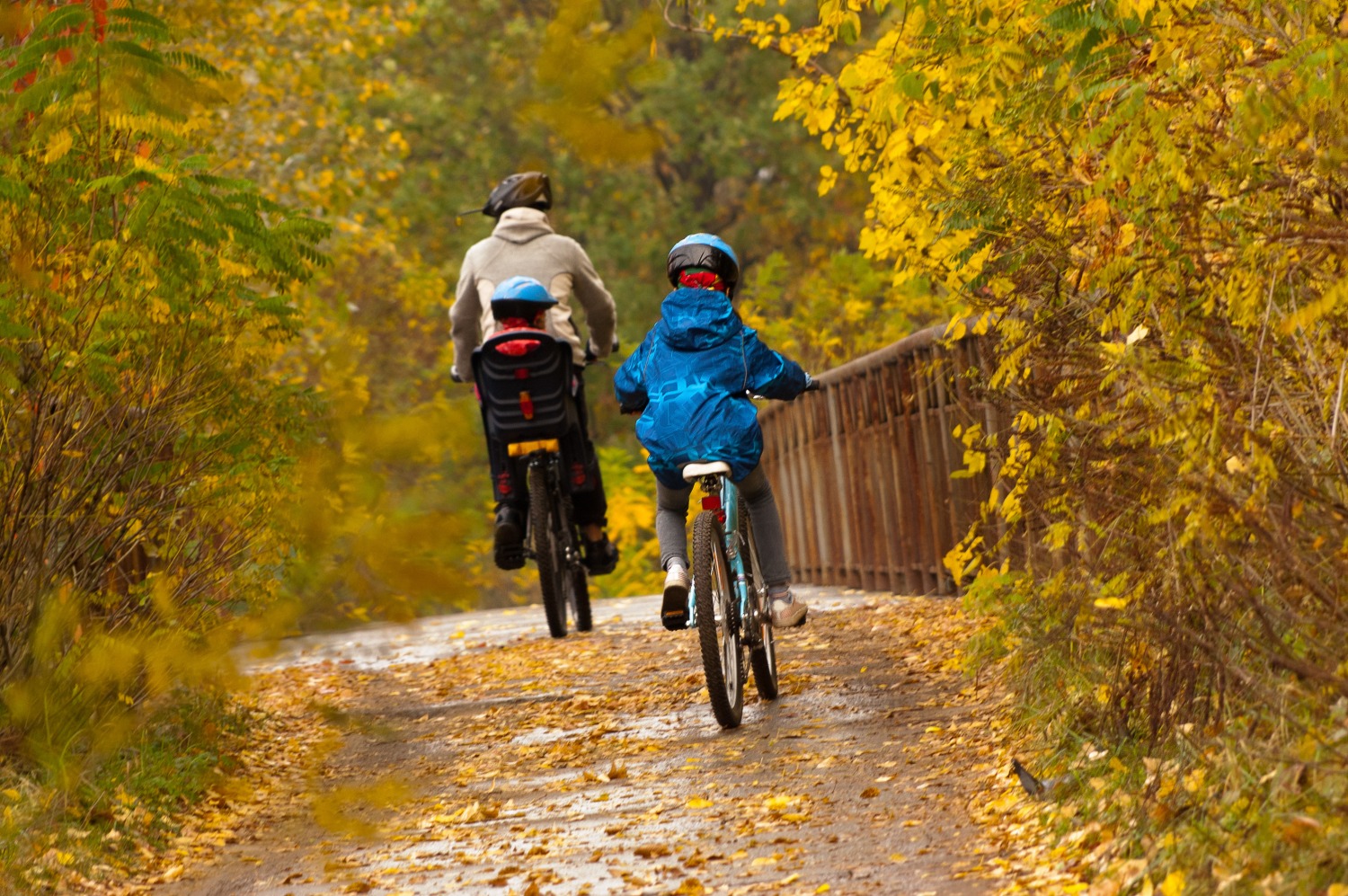 family gravel ride