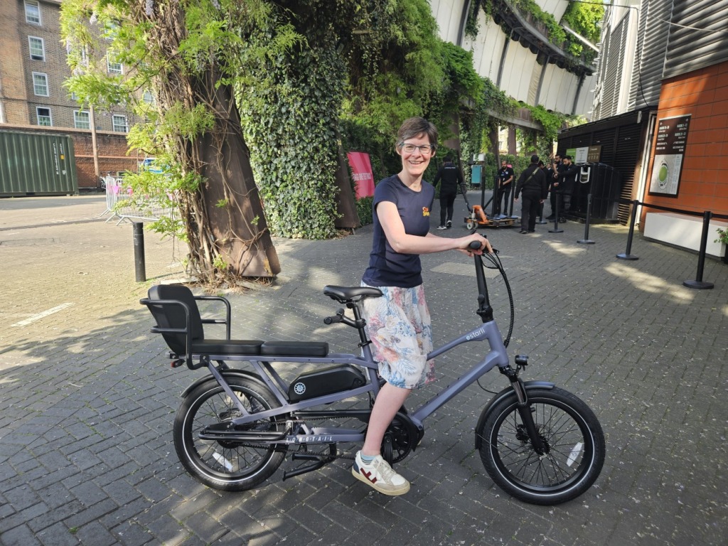 Estarli eCargo longtail cargo bike at London Cargo Bike Festival 2024