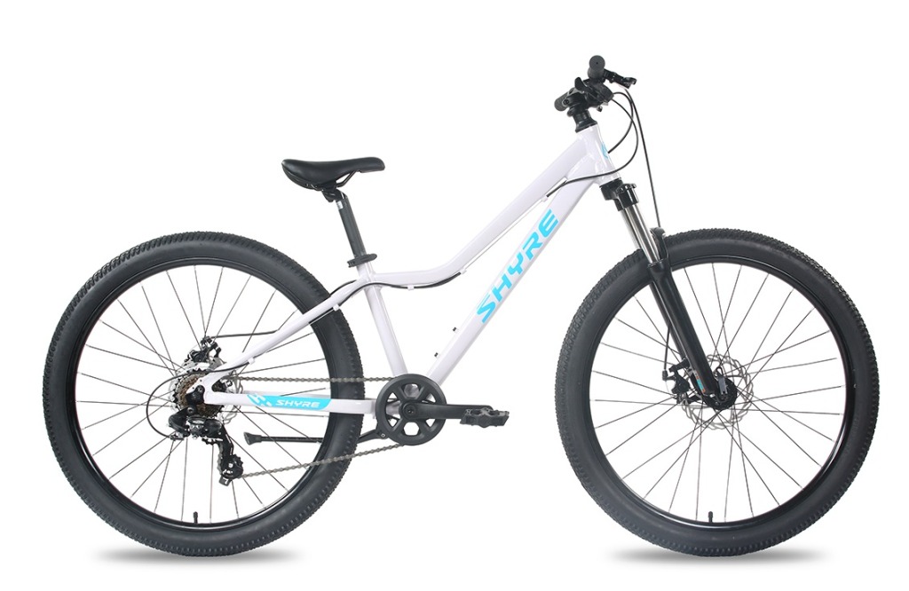 The Shyre Eastie 26 mountain bike seen from the side on a blank background
