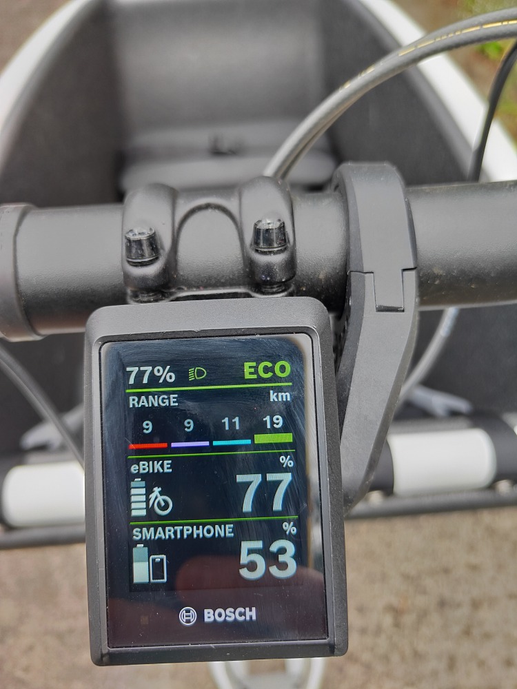 Bosch Kiox display on Urban Arrow Family