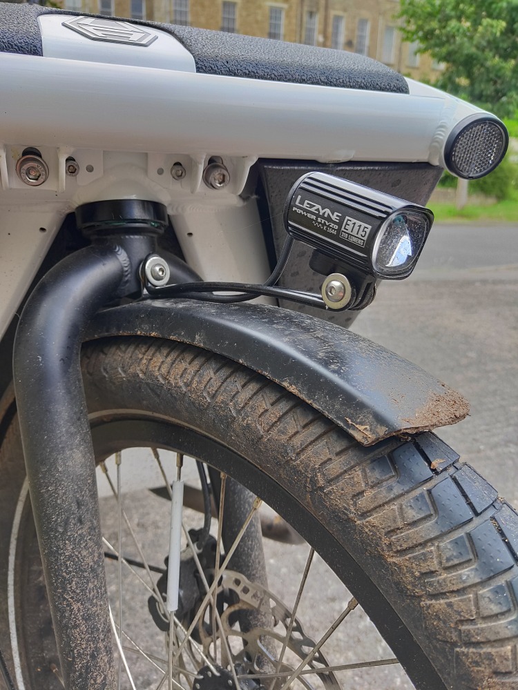 Front light on the Urban Arrow Family cargo bike