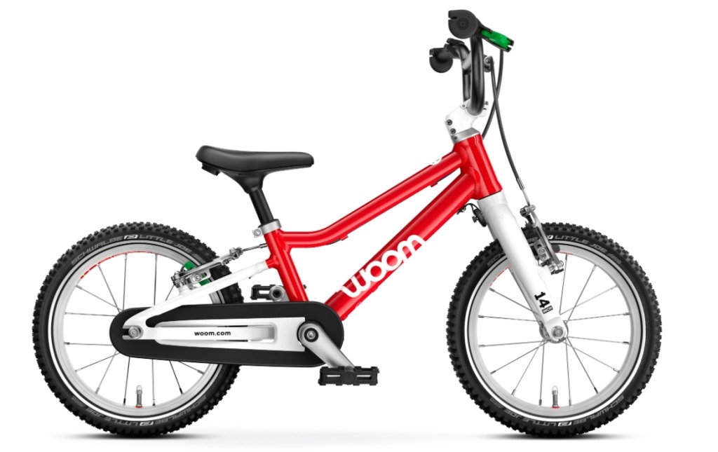 woom Go 2 2025 model - one of the best bicycle for 3 year old with 14 inch wheels