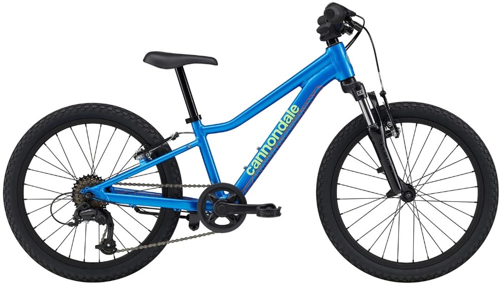 Best 20 inch kids mountain bikes: Cannondale Trail 20 on a blank background