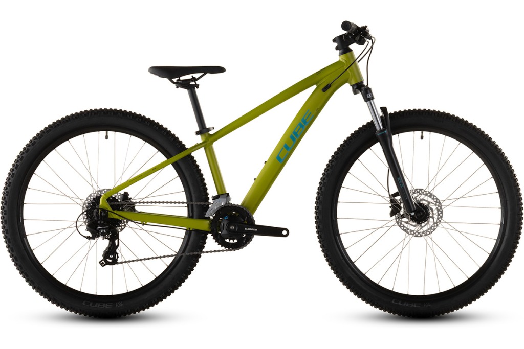 Best 26" mountain bikes for kids: Cube Acid 260 Disc on a blank background