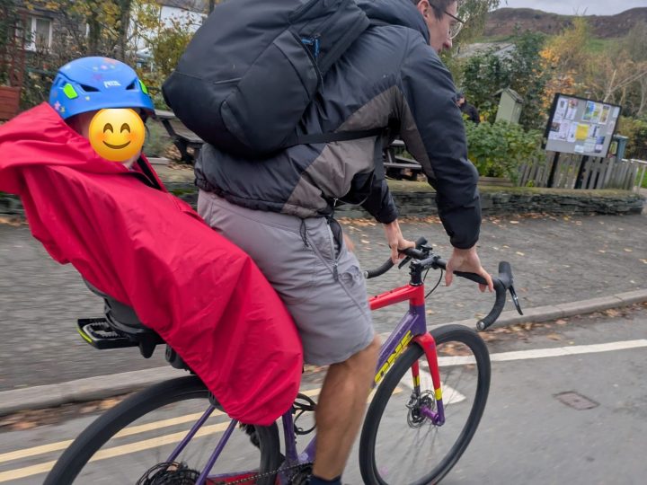 Best ponchos for cycling - hamax child bike seat rain poncho
