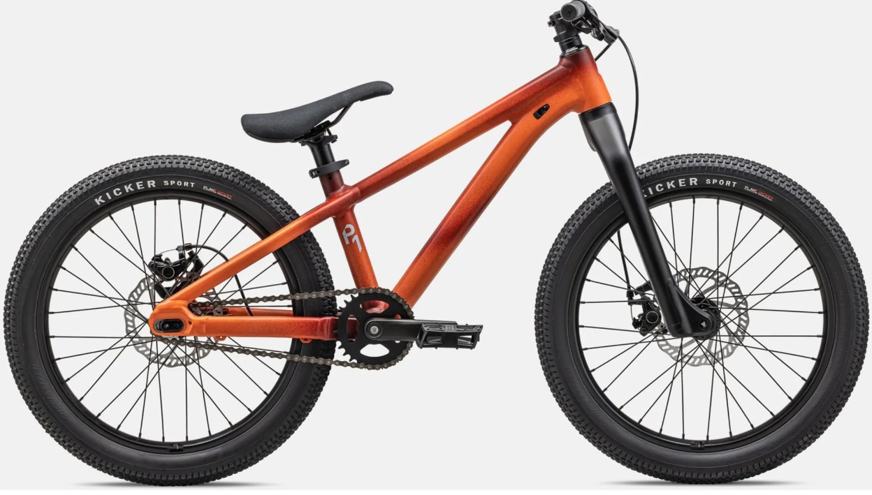 Specialized P Series dirt jump bike on a blank background