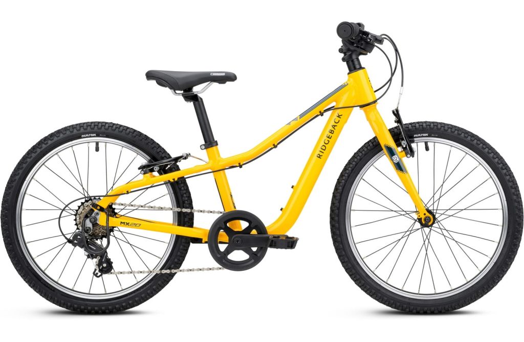 Ridgeback MX20 kids bike in yellow