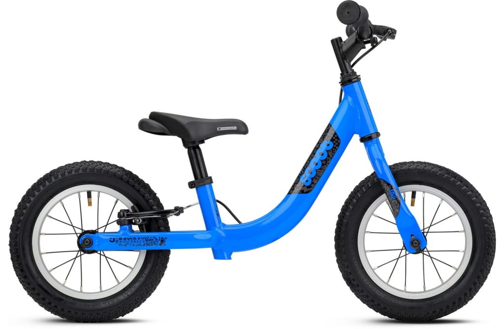 Ridgeback Scoot kids balance bike in blue