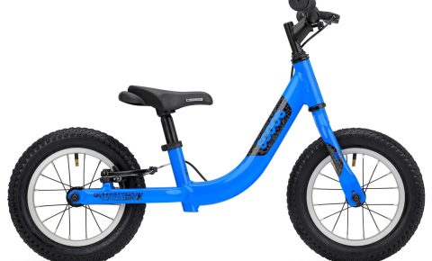 Ridgeback Scoot kids balance bike in blue