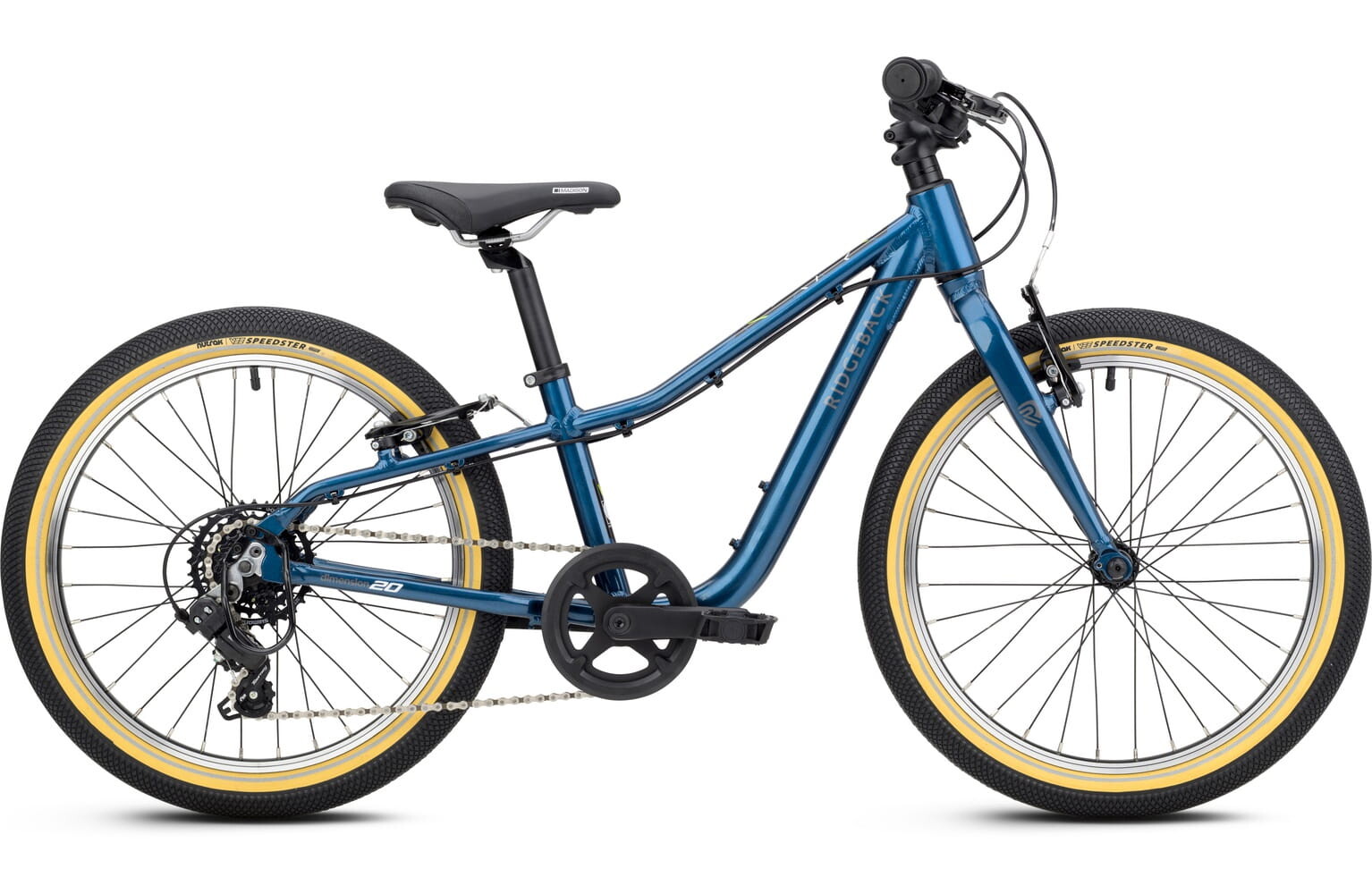 Ridgeback Dimension 20 kids bike side on view 