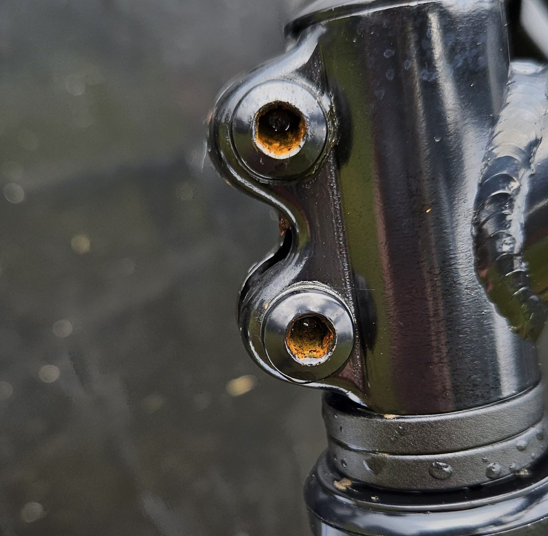 Rust on the Rockrider 120 kids bike