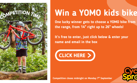 YOMO bike competition - advert for a competition to win a bike